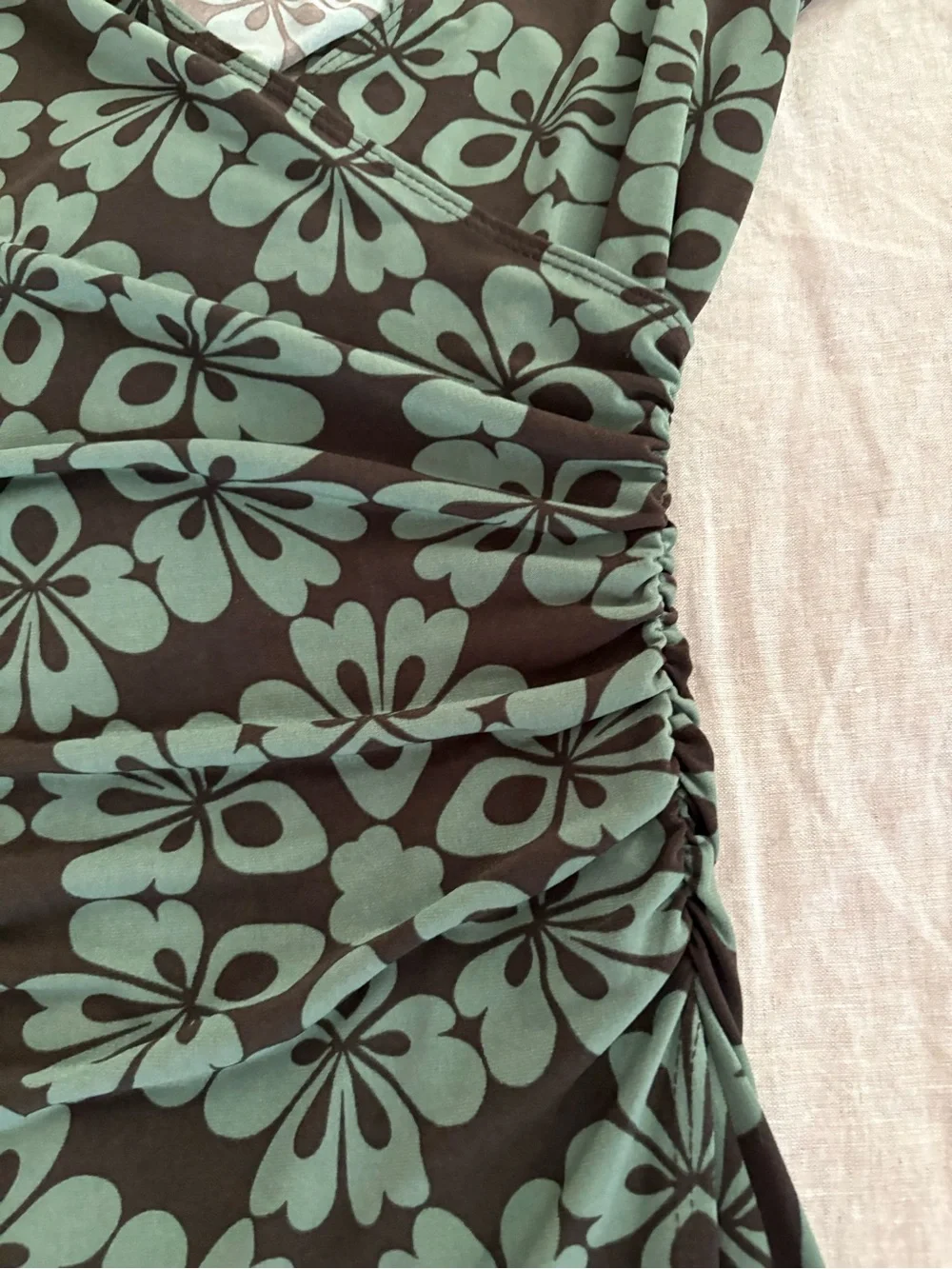 Vintage Max Studio Specialty Flower Print Dress